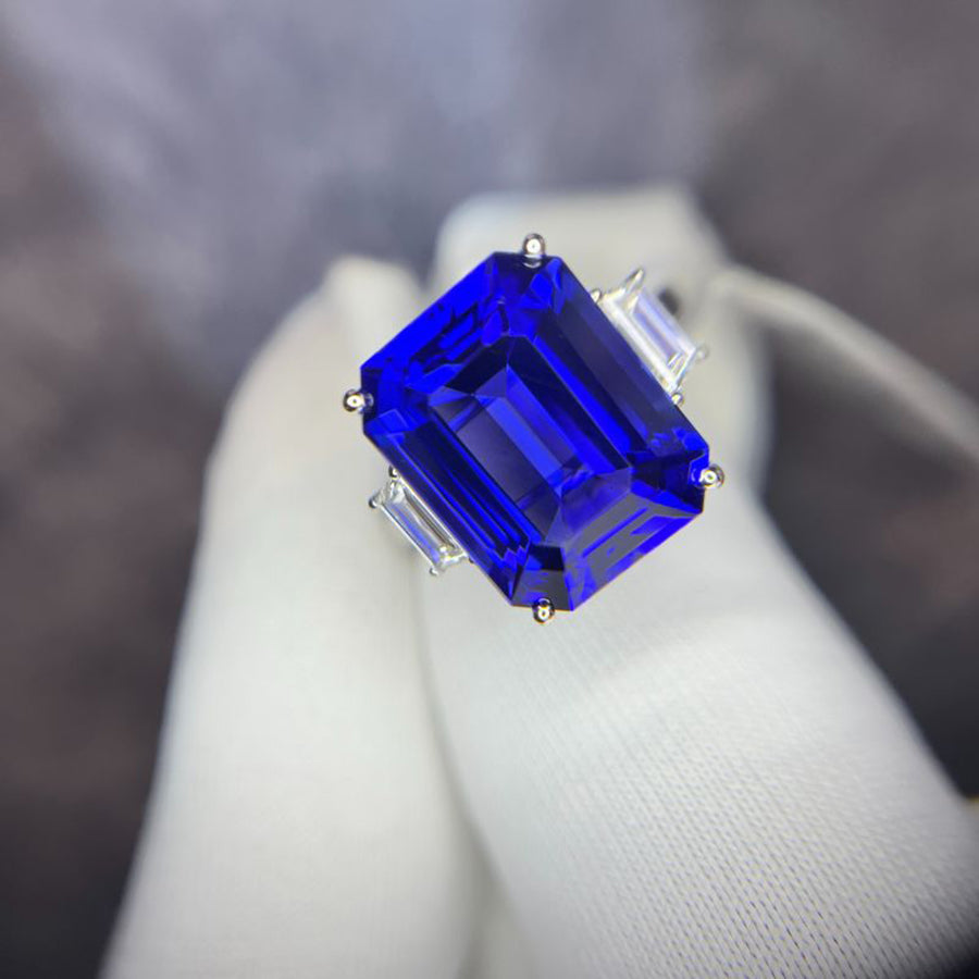 Emerald Cut Tanzanite Jewelry & Gemstone Collection