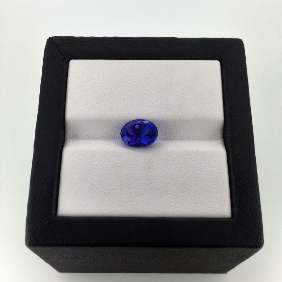 2.72 Carat Oval Cut Tanzanite Gemstone
