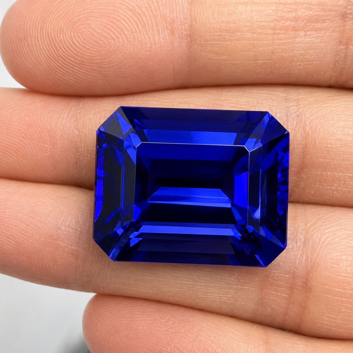 32.55 ct Emerald Cut Tanzanite Gemstone – GIA Certified