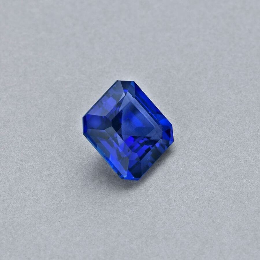 3.44 Carat Emerald Cut Tanzanite Gemstone