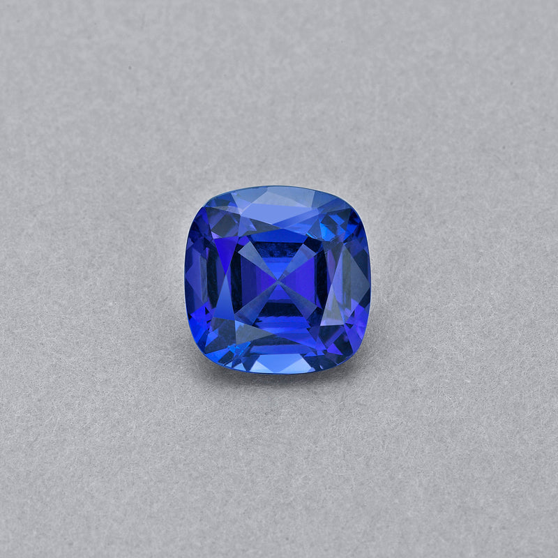 6.20 Carat Cushion Cut Tanzanite Gemstone