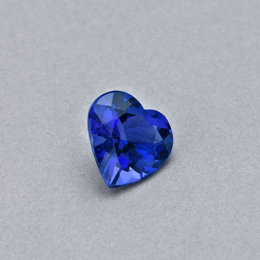 2.34 Carat Heart Cut Tanzanite Gemstone