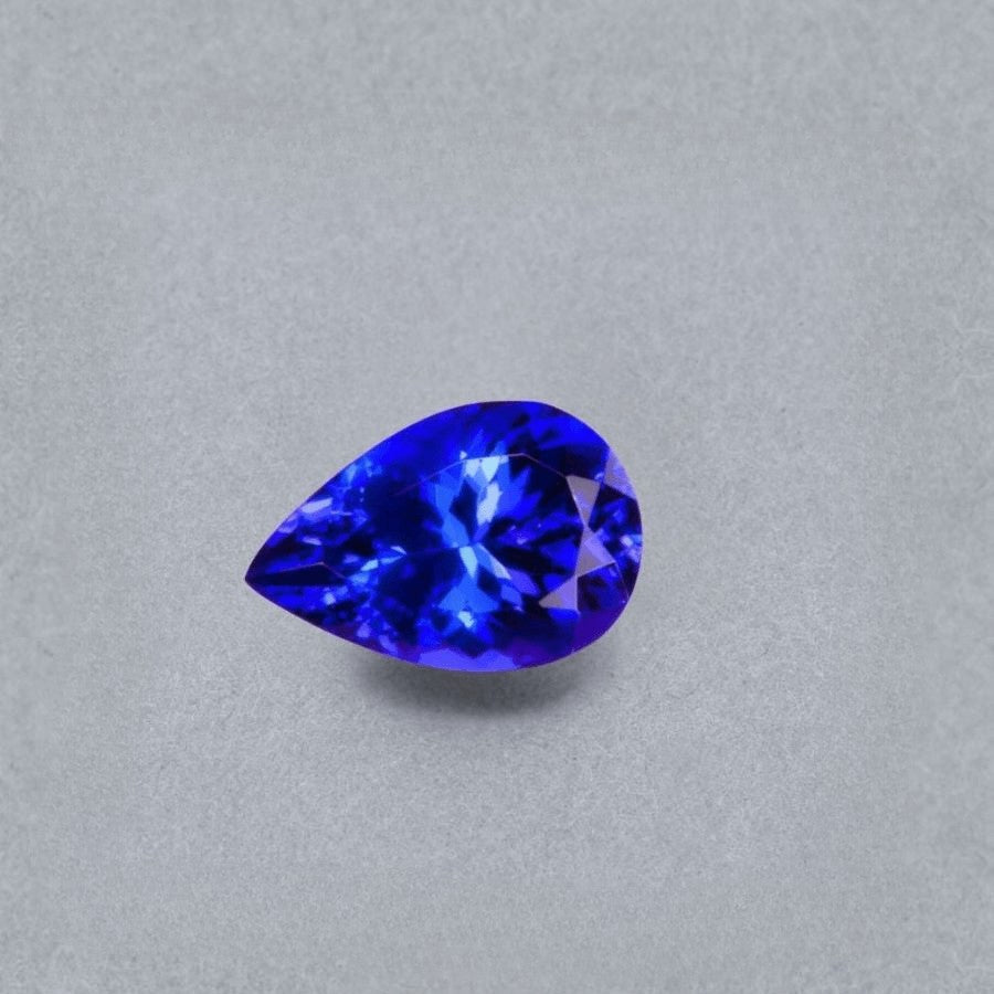 3.02 Carat PearCut Tanzanite Gemstone