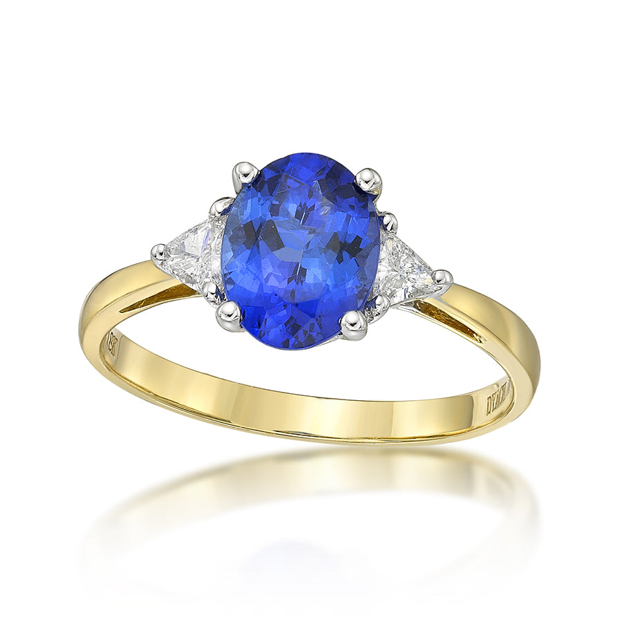 Classic 1.67 Ct Tanzanite Ring – Made to Order