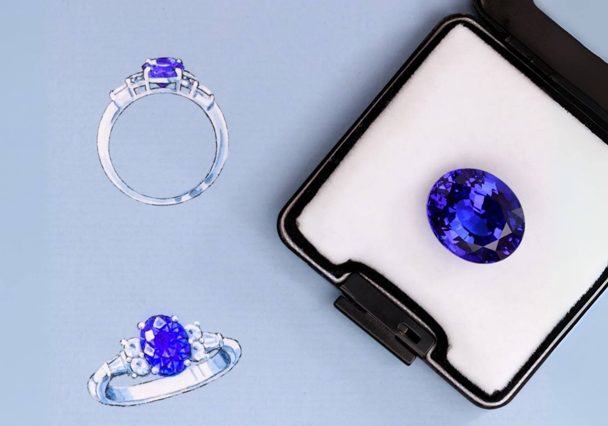 Made To Order Tanzanite Jewelry Designs