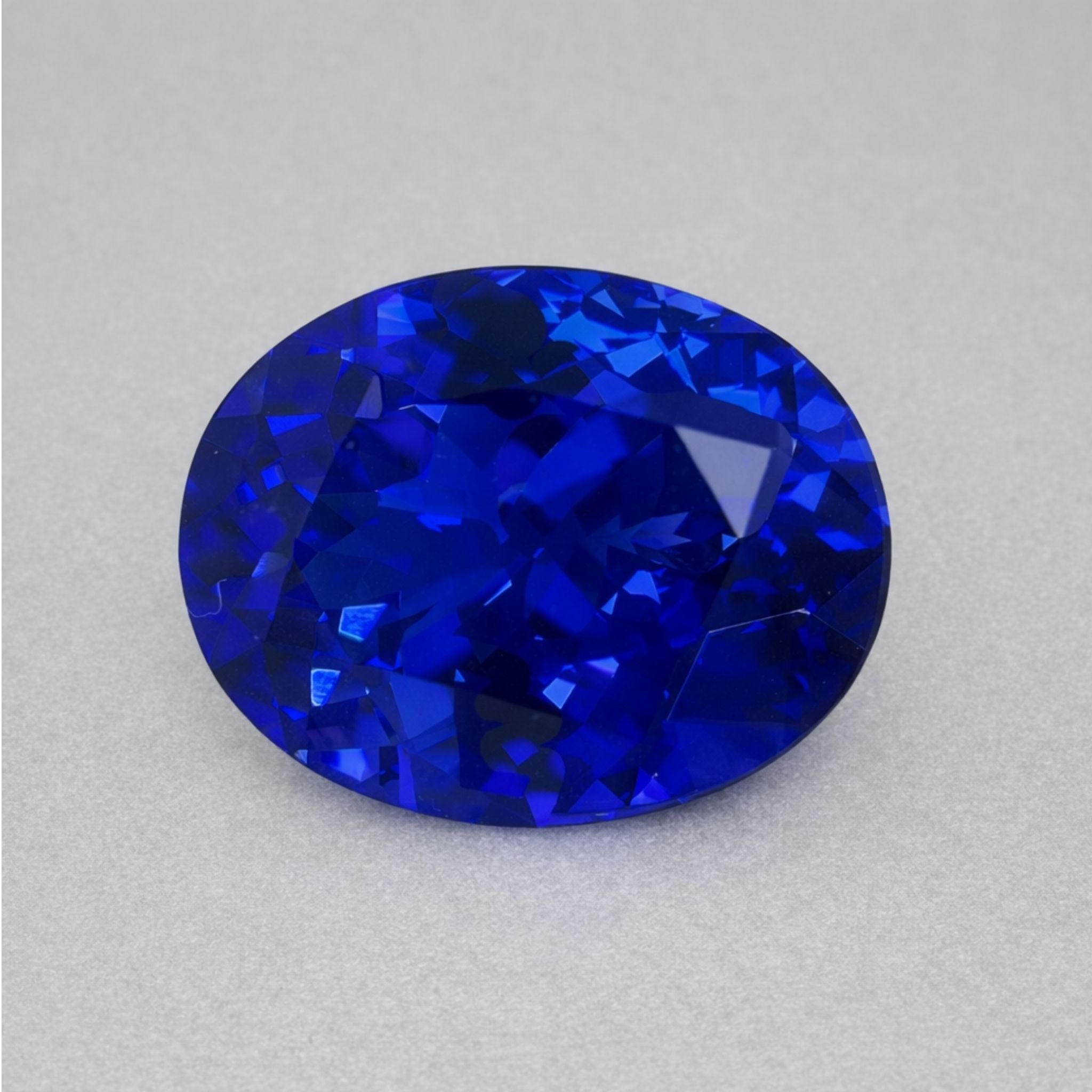 21.24 ct Oval Tanzanite Gemstone – GIA Certified Tanzanite - VB 6/6