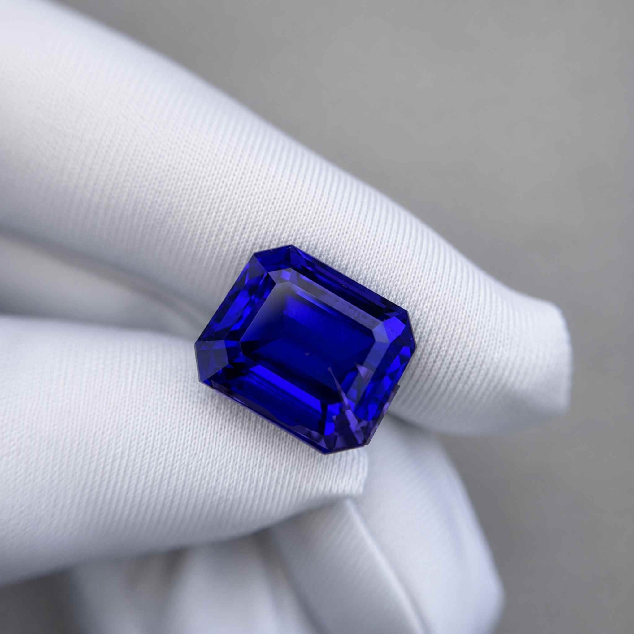 26 Carat Emerald Cut Tanzanite Gemstone - Investment Grade