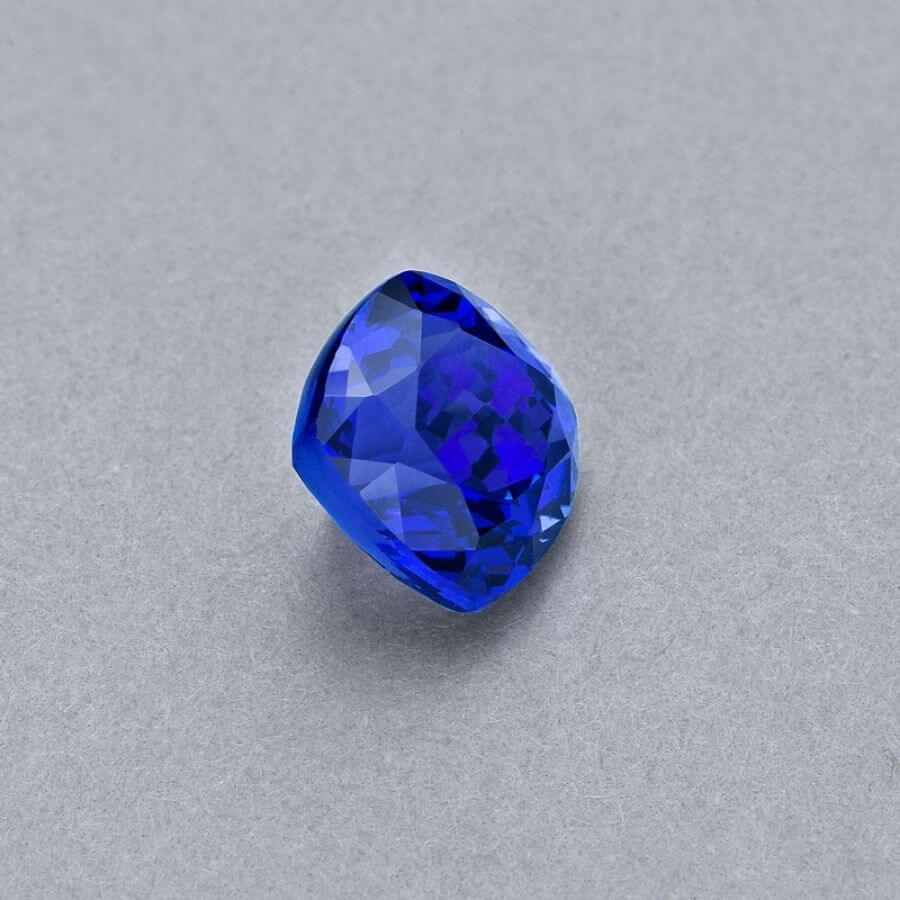 4.23 Carat Cushion Cut Tanzanite Gemstone