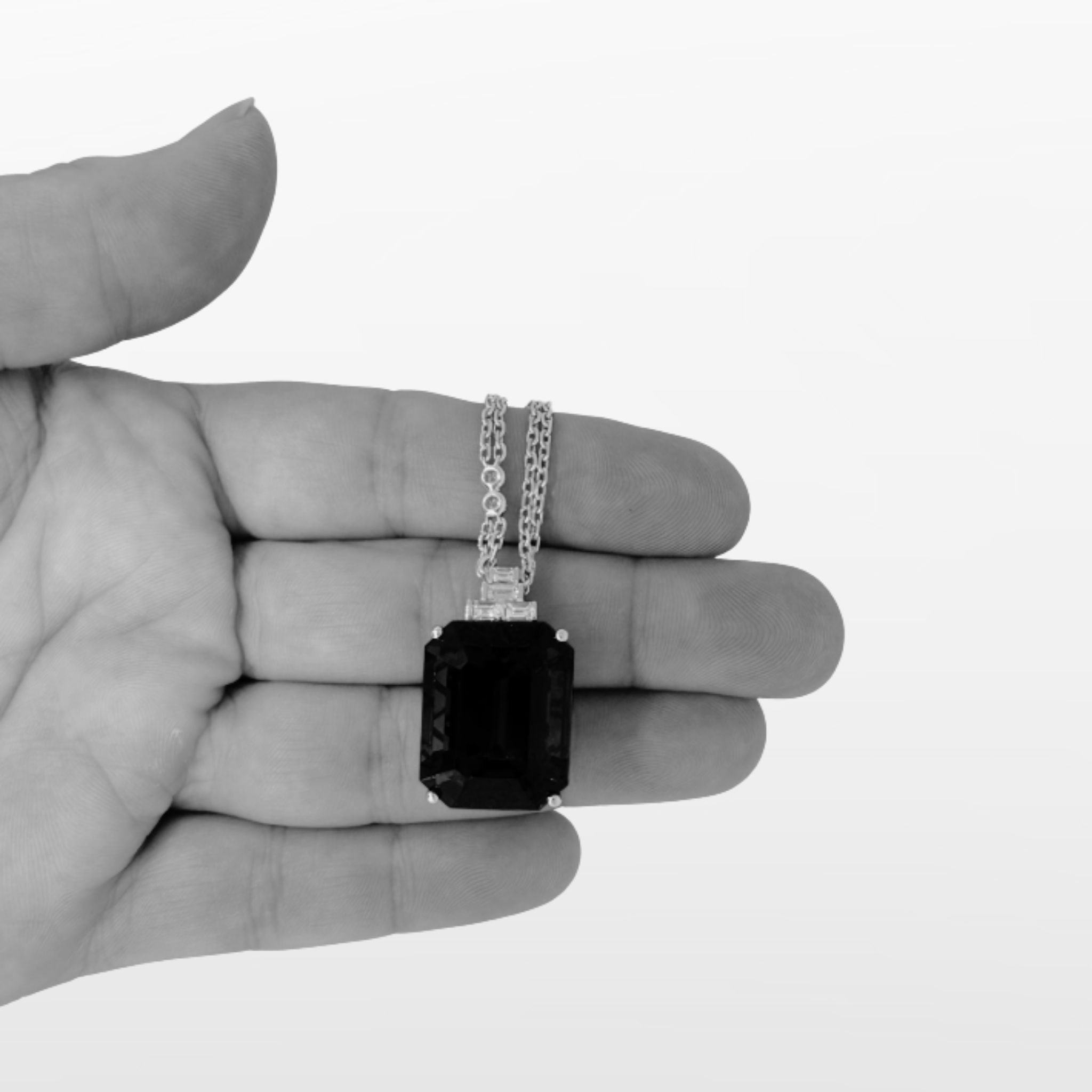 31 Carat Tanzanite Pendant - Emerald Cut